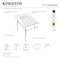 Fauceture KVPB31227W8PN Edwardian 31" Console Sink Set, White/Polished Nickel KVPB31227W8PN - alternate 2
